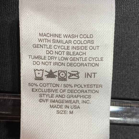 Harley-Davidson Women Medium Tee TShirt Glitter Black Chevron Sleeves El Paso TX - Picture 8 of 8